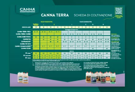 CANNA TERRA Grow Schedule